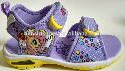 X17017 2016 wholesale girls pu sandals Children sandals