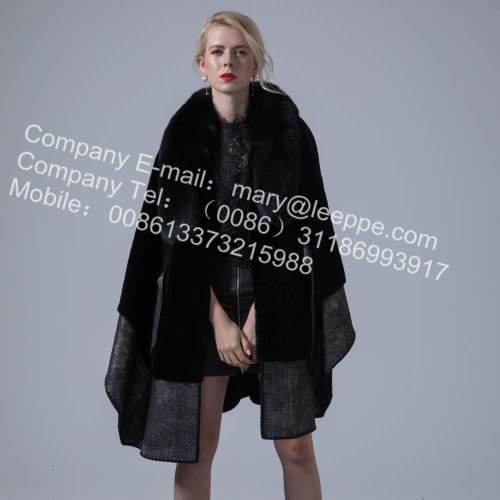 Australia Women Merino Shearling Cape Coat