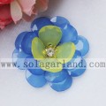 Handmade Christmas Decoration Artificial French Bead Flowers 54MM