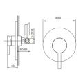 Seawave shower valve