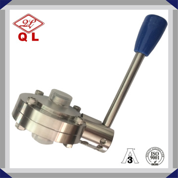 Clamped Stainless Steel DIN Sanitary Butterfly Valve