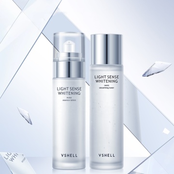 Private Label Stock Wholesale Light Sensation Skin Whitening Face Cream and Toner Set