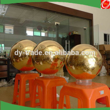 300mm 400mm 500mm gold plated stainless steel hollow ball