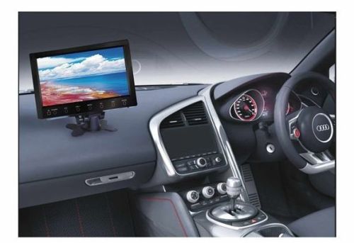 7 Inch Slim Full Function Remote Control On Dash Monitor / Stand Alone Car Monitor With Touch Buttons