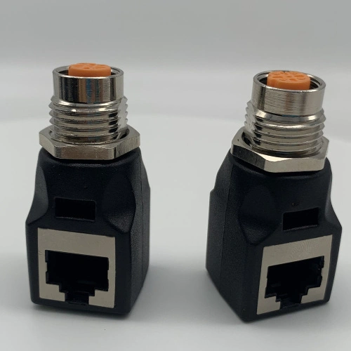M12 4 Kantaktny D Kod Da Pramavugolnaga Adaptara Rj45