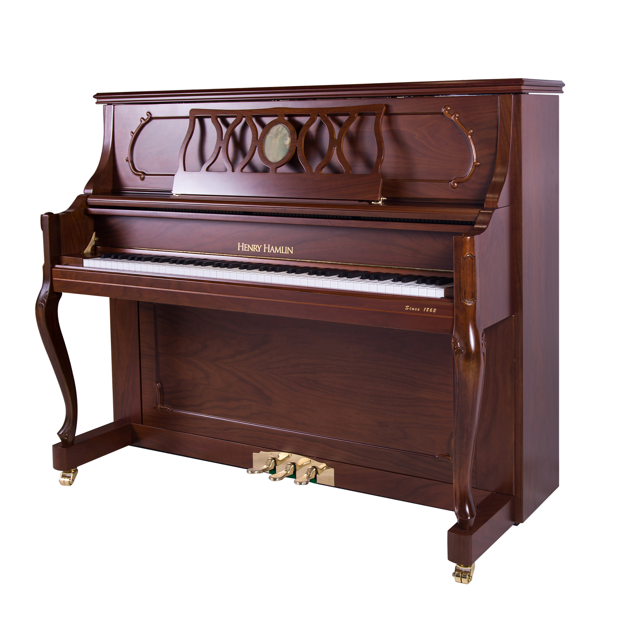 Henry Hamlin H5 Piano vertical Black Polishd Home 125cm