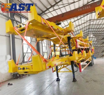 Casis Terminal: Timur 20ft dan 40ft Yard Yard Chassis Skeleton Semi Trailer