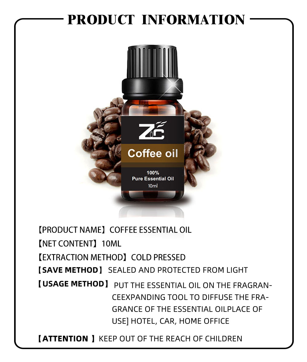 Óleo de café com óleo de aromaterapia 10 ml de óleo essencial para aroma