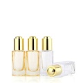 30ml luxurious glass square dropper bottles