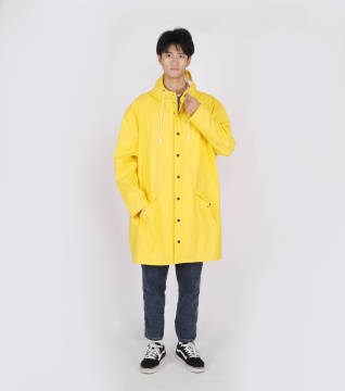 Adult polyester unisex all season outdoor hiking Waterproof customized single person reflective raincoat