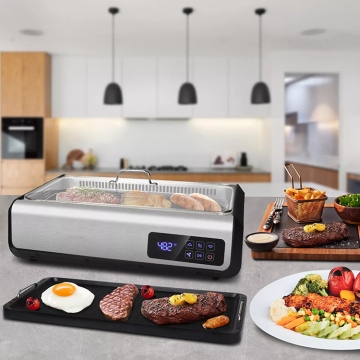 Smokeless Electric Contact Grill: Perfect for Indoor BBQ and Griddle Cooking at Home