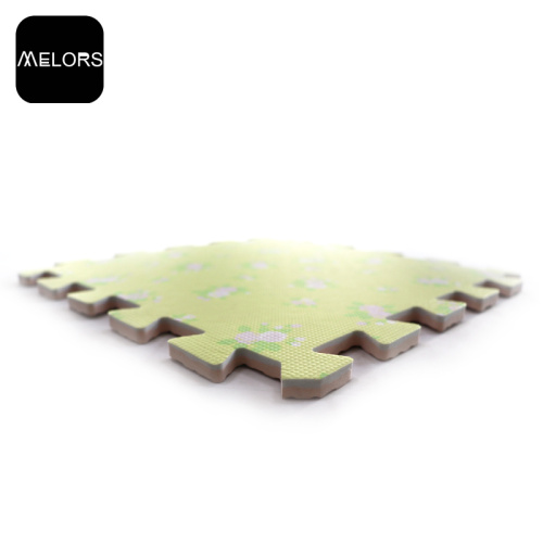 Yellow Flowers Transfer Printing EVA Foam Puzzle Mat