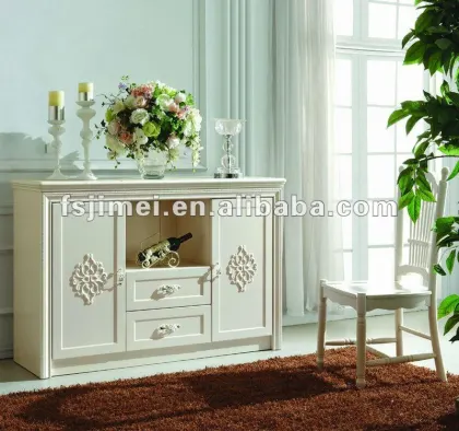 White Modern living room sideboard