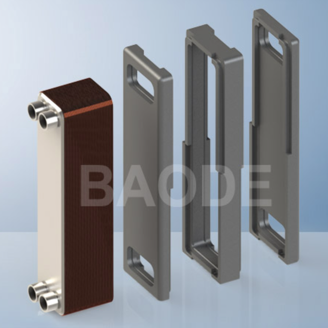 ISO CE Brazed Plate Heat Exchanger Heating Insulation