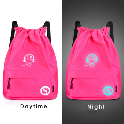 INEO Sports Waterproof Sack pack Gymsack Gym Cinch Sack Drawstring Backpack String Bag Custom Logo
