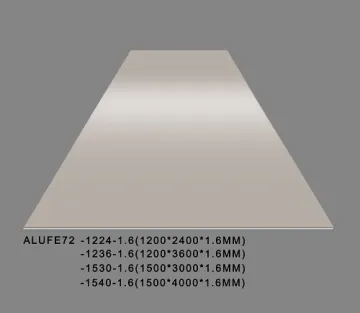 Glossy Latte Aluminum Sheet Plate 5052 H32