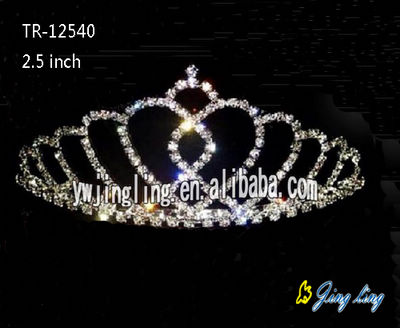 Silver Plated Rhinestone Bridal Wedding Tiara