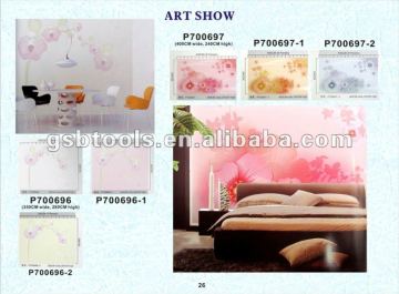 wall mural vitural flowers 02 wallpaper