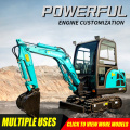 Small Mini Hydraulic Long Reach Backhoe Excavator