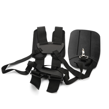 Padded Belt Trimmer Harness Strap Double Shoulder for Brushcutter Lawn Mower
