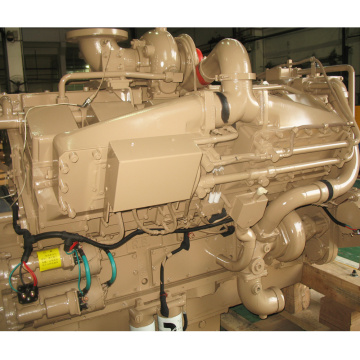 Moteur marin 4VBE34RW3 1200HP KTA38-M1200 avec échangeur de chaleur