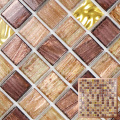 Brown Mosaic Glass Brick Floor Wall Tiles