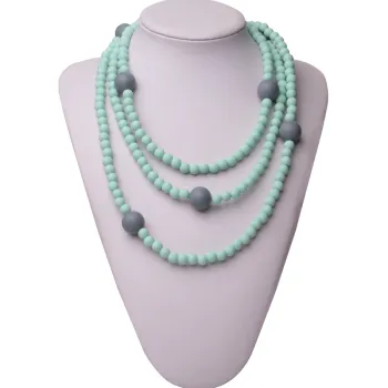 Chewable Silicone baby teething necklace