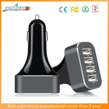 DC 5V/9.6A Universal USB Multi-function Car Charger USB Adapter with CE/FCC/ROHS Cert