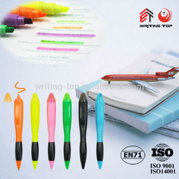 2014 free sample withhighlighter ball pen