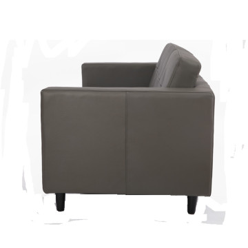 Ikonisch modernes Leder 3 -Sitzer -Sofa