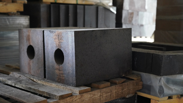 High Refractoriness Fused Re-Bonded Magnesite Chrome Brick