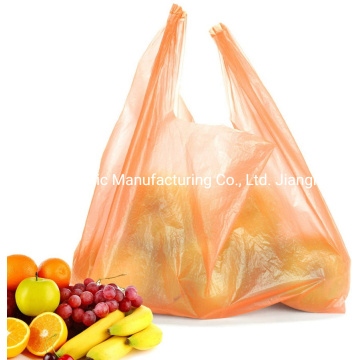 Colored T-Shirt Vest Bag Plastic Grocery Bag