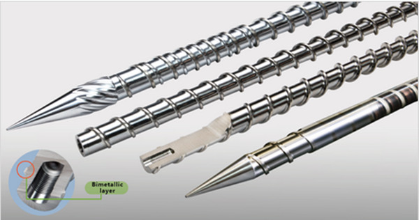 Chrome-plating screw and barrel