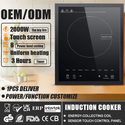 Kids Safety Lock Induction Cooktop with Touch Sensor and Timer