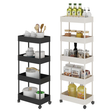 Kitchen Cart Trolley with Wheels for Bathroom Storage: Racks and Holders