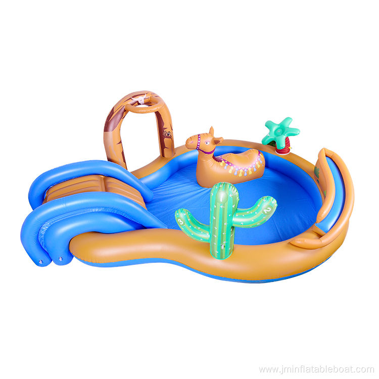 Desert Oasis Theme Inflatable Play Center Water Park