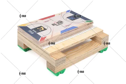 Customised Solid Wood Multi-Layer Sport Floor Design