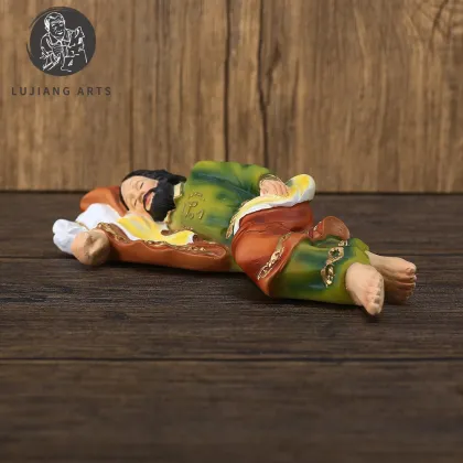 8 Inch Resin Sleeping Joseph Christmas Statue: Festive Holiday Decoration