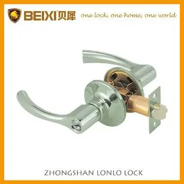 Tubular yale key reversible lever adjustable residential door lock