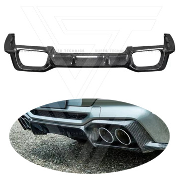 รูปแบบการออกแบบ 3 มิติแบบกระจายคาร์บอนไฟเบอร์ด้านหลังสำหรับ BMW F98 X4M 2019-2022