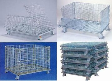 Good quality and factory price mesh collapsible storage cages