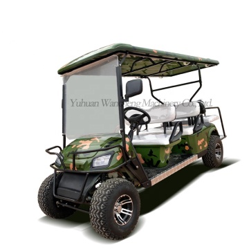 Chinese Electric Golf Cart: 72V 4KW Custom 6 Seater Sightseeing Bus Car
