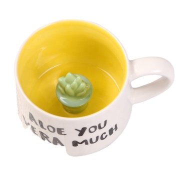 Cute Animal Ceramic Mug Customization - 3D Calf Design for Coffee, Tea, and Milk
