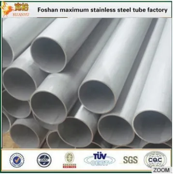304 304l astm a554 welded stainless steel pipes for construction