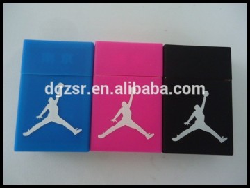 Promotional gift custom logo silicone cigarette case
