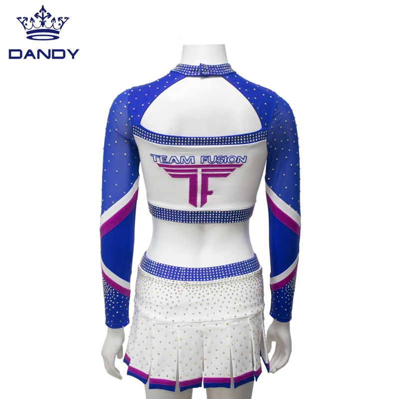 AB Crystals Plus Size Custom Cheer Uniforms Online China
