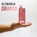 Nova marca elfbar 5000 elfworld de6000 vape descartável