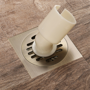 Drain de plancher anti-odeur HIDEEP en laiton pur