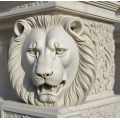 Artisanal Stone Pavilion with Classical Caryatid Design