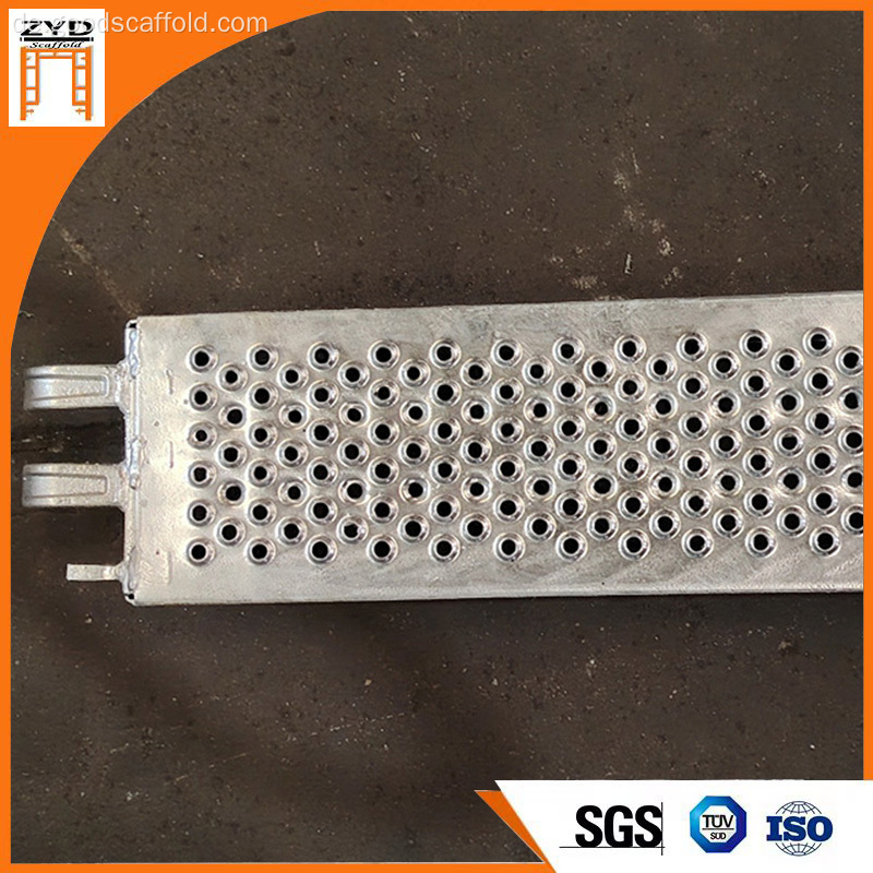 190 -mm -Gerüstbretter mit O -Plankenhaken